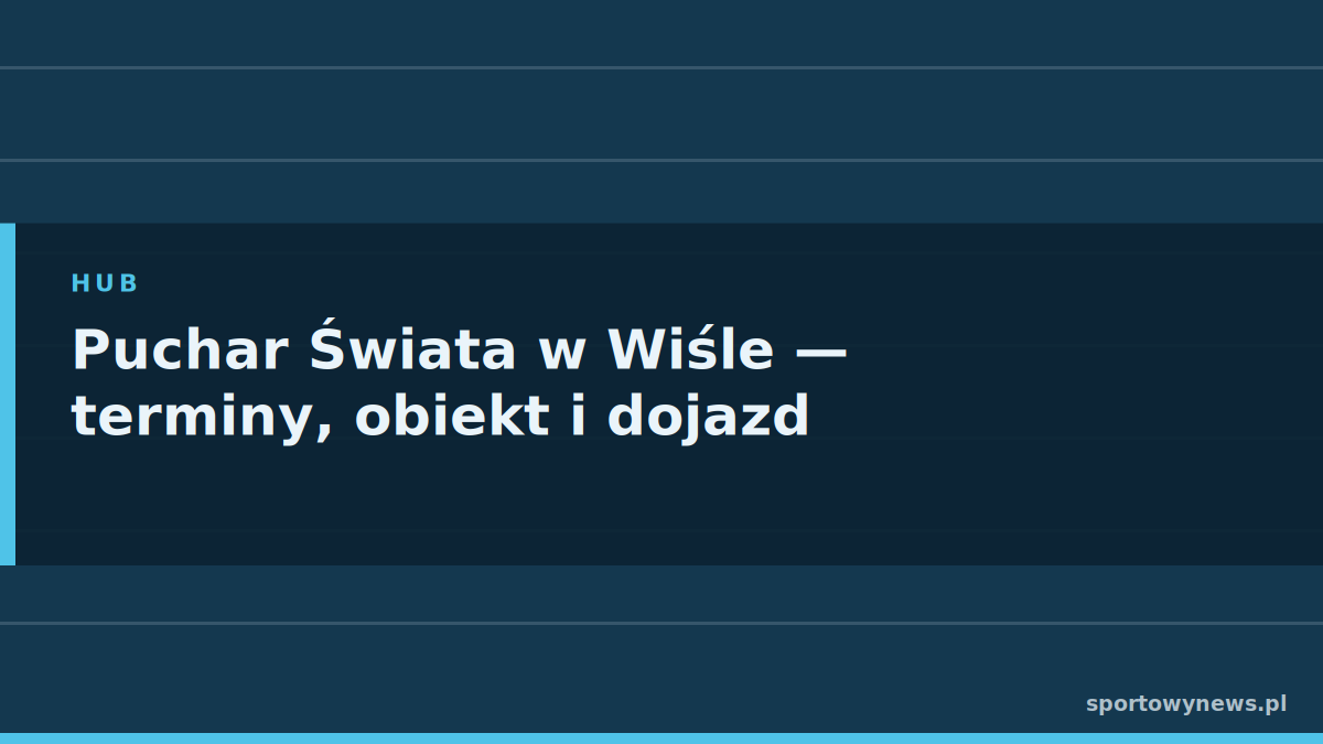 Puchar Świata w Wiśle — terminy, obiekt i dojazd