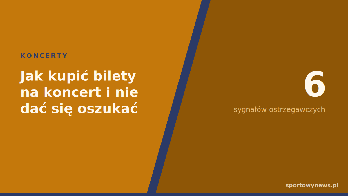 Jak kupić bilety na koncert i nie dać się oszukać