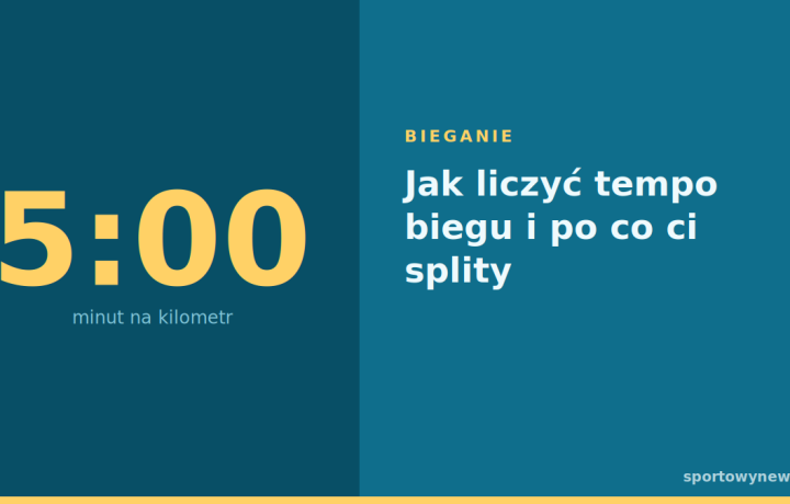 Jak liczyć tempo biegu i po co ci splity