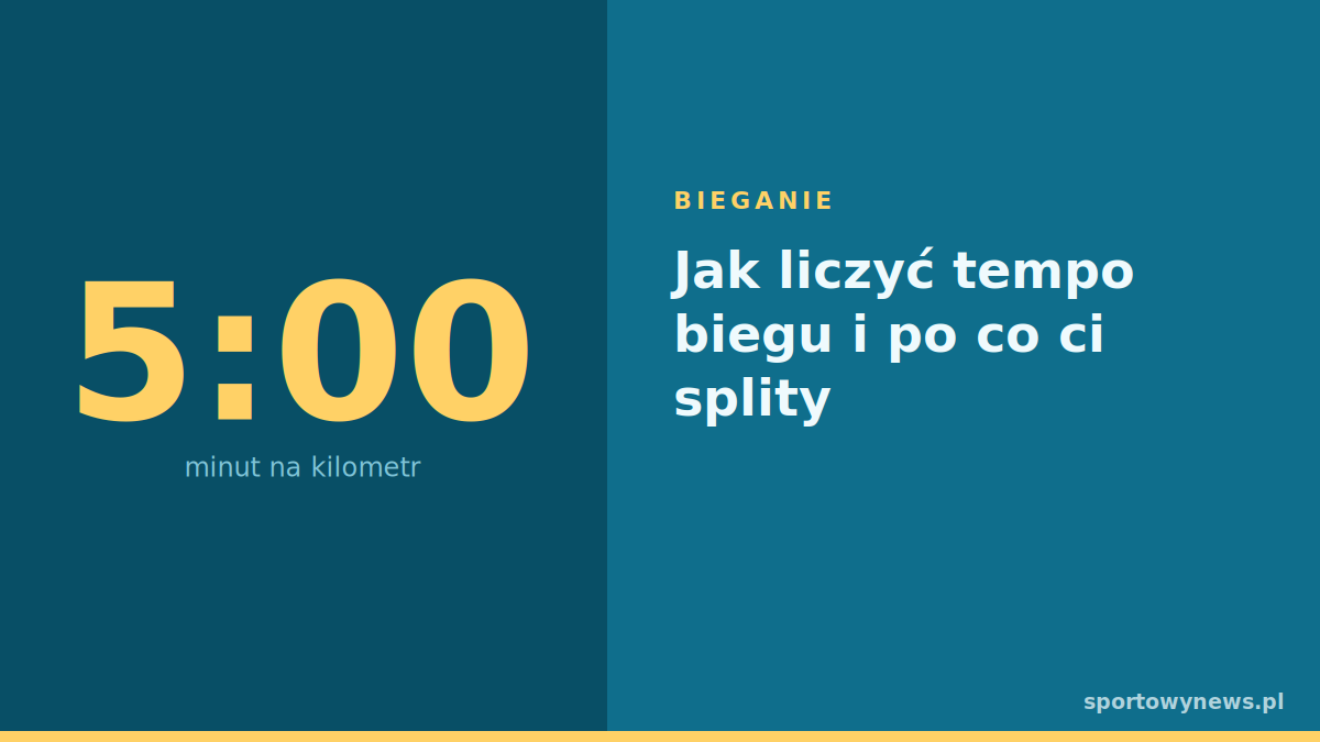 Jak liczyć tempo biegu i po co ci splity