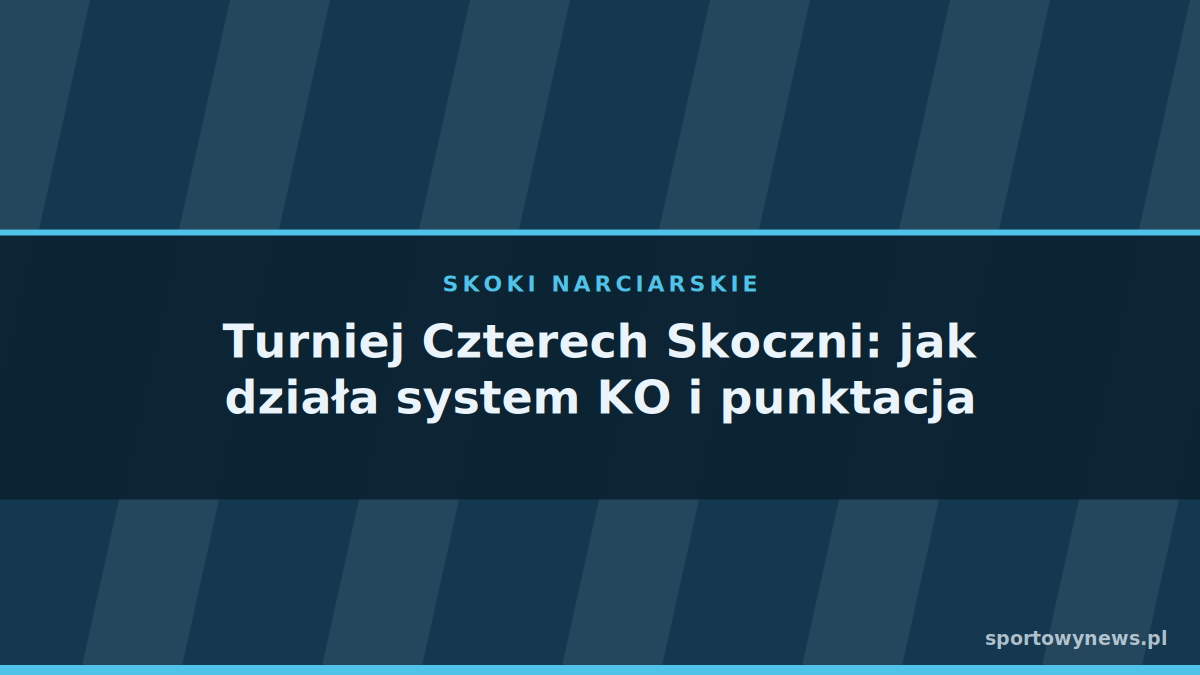 Turniej Czterech Skoczni: jak działa system KO i punktacja