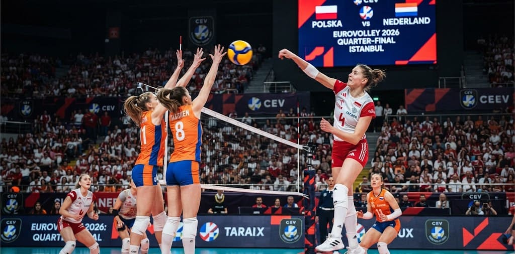 Polska – Holandia w ćwierćfinale ME siatkarek 2026. Kiedy mecz i o której zagrają Polki?