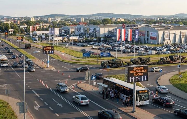 MSPO 2026 zmieni ruch w Kielcach. Gdzie będą korki i gdzie zostawić samochód