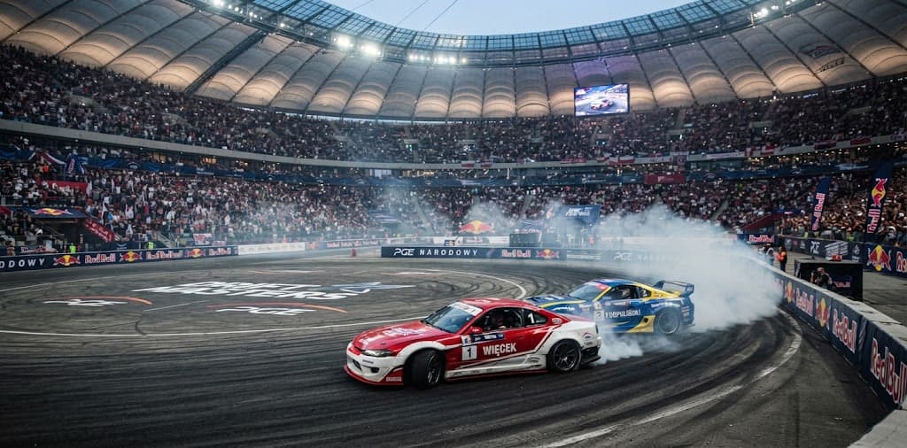 Drift Masters 2026: gdzie oglądać finał? Transmisja, godziny i najważniejsze pojedynki w Warszawie