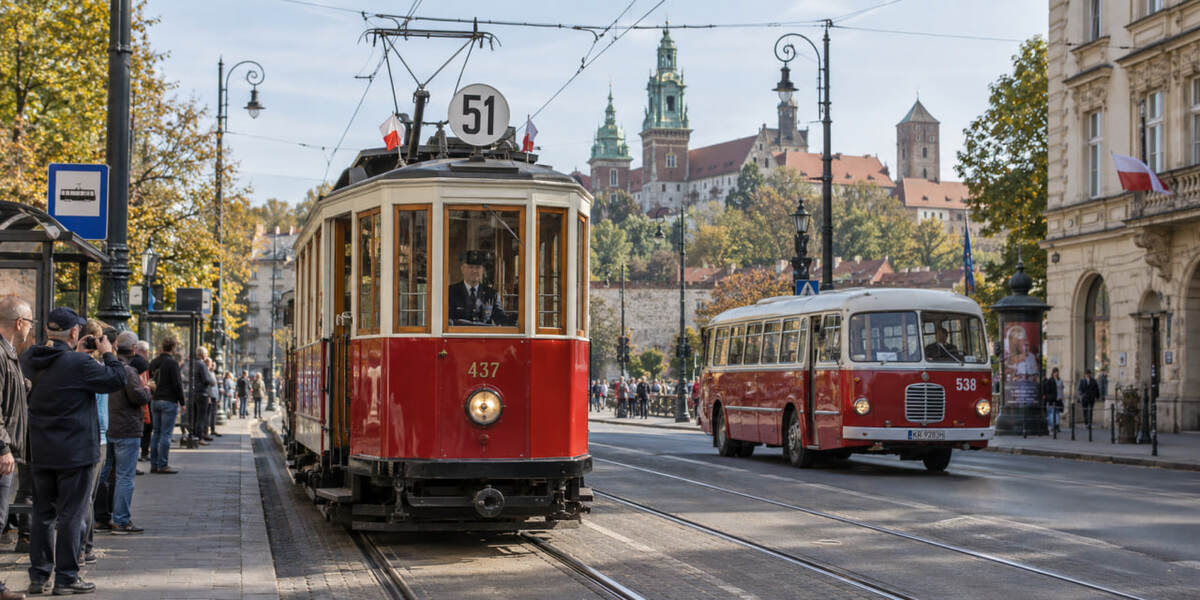 Krakowska Linia Muzealna 13 września: ostatnia szansa na linie 51 i 538. Co wyjedzie na ulice?