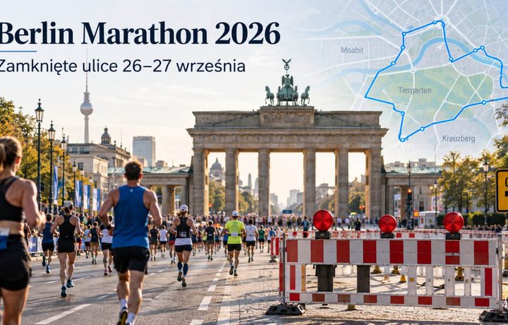BMW Berlin-Marathon 2026: zamknięte ulice 26–27 września. Trasa, godziny i dojazd