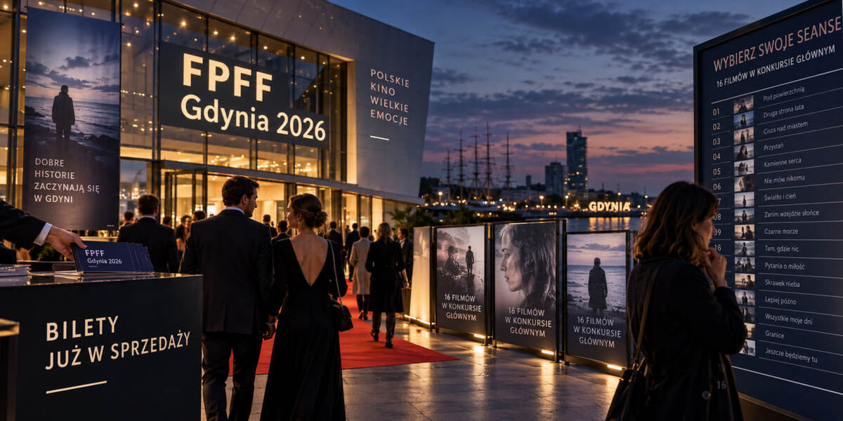 FPFF Gdynia 2026: jak wybrać seanse z 16 filmów Konkursu Głównego i kupić bilety?