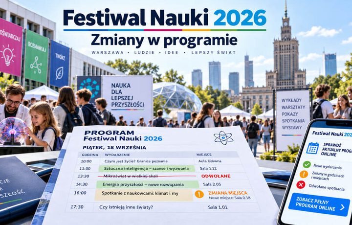 30. Festiwal Nauki w Warszawie rusza 18 września. Co zmieniło się w programie?