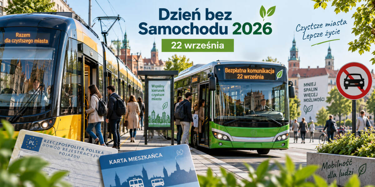 Dzień bez Samochodu 2026: gdzie komunikacja będzie darmowa 22 września i jakie są warunki?