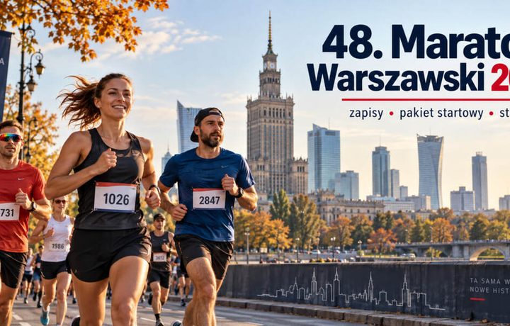48. Maraton Warszawski 2026 już 27 września. Do kiedy zapisy, gdzie odebrać pakiet i o której start?