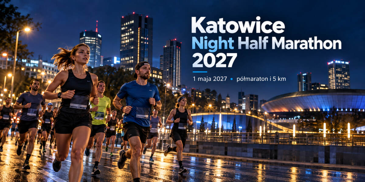 Katowice Night Half Marathon 2027: czym będzie nowy nocny bieg i co wiadomo o trasie, dystansach i zapisach