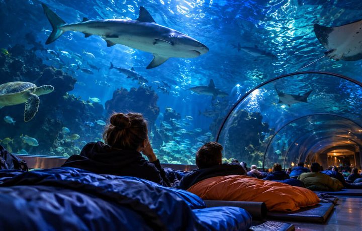 Nocowanie w Afrykarium 2026/2027: jak wygląda noc z rekinami, kto może wziąć udział i które terminy są jeszcze dostępne