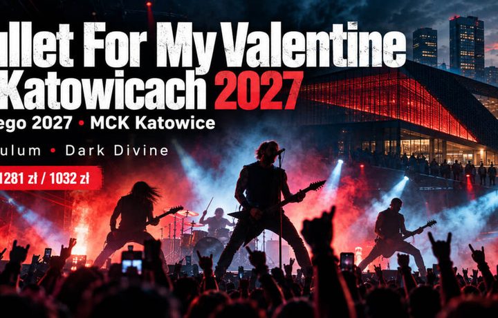 Bullet For My Valentine w Katowicach 2027: kiedy rusza sprzedaż biletów, kto zagra i ile kosztują pakiety VIP