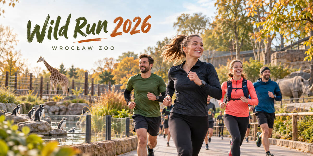 Bieg przez ZOO Wrocław wraca 4 października: dystanse, godziny i 10 gatunków, którym pomoże Wild Run
