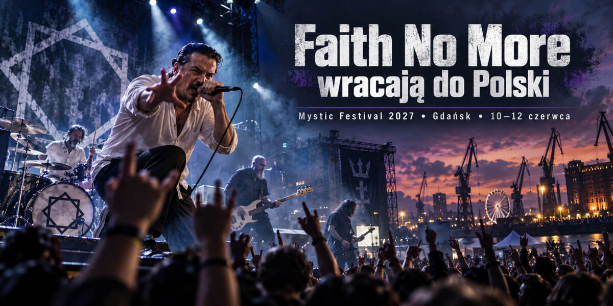 Faith No More wracają do Polski na Mystic Festival 2027. Ile kosztują karnety i co już wiadomo o koncercie
