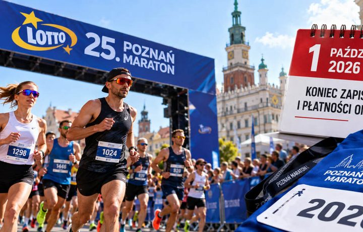 Poznań Maraton 2026: 1 października kończą się zapisy online, a pakietu nie odbierzesz w dniu biegu