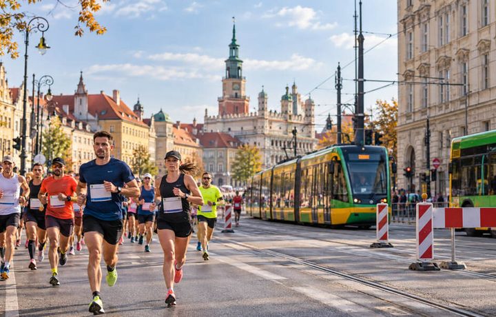 Poznań Maraton 4 października: które ulice będą zamknięte i jak pojadą tramwaje oraz autobusy