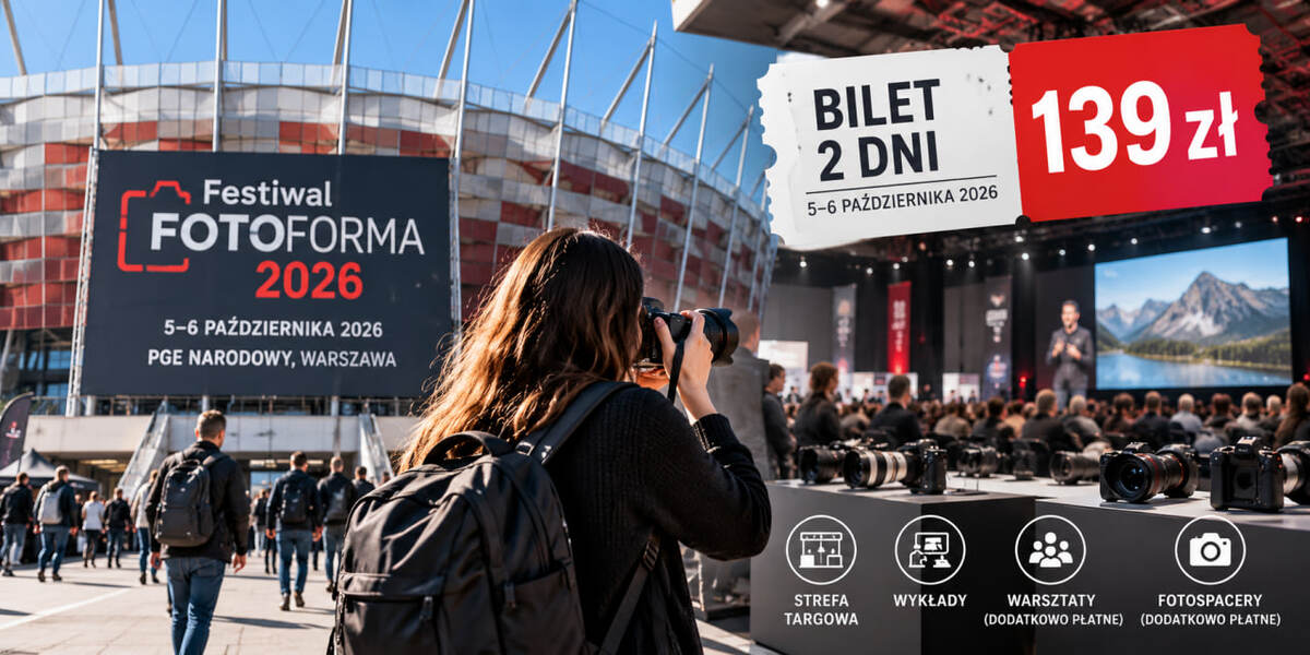 Festiwal Fotoforma 2026: co obejmuje bilet za 139 zł, program i zasady wejścia na PGE Narodowy