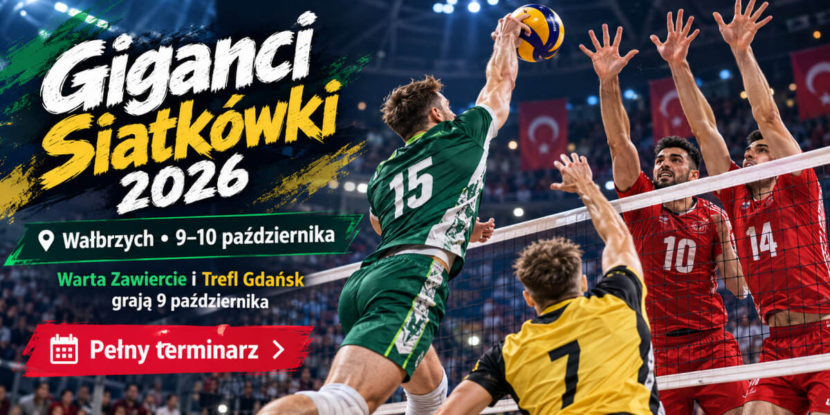 Giganci Siatkówki 2026 w Wałbrzychu: terminarz półfinałów, godziny meczów i pary turnieju