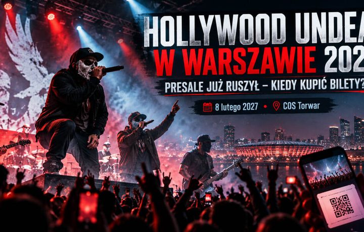 Hollywood Undead w Warszawie. Kiedy rusza sprzedaż biletów i kto może kupić je wcześniej?