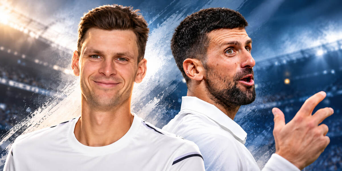 Hubert Hurkacz – Novak Djokovic w Szanghaju 9 października. O której mecz i jaki jest bilans ich spotkań?