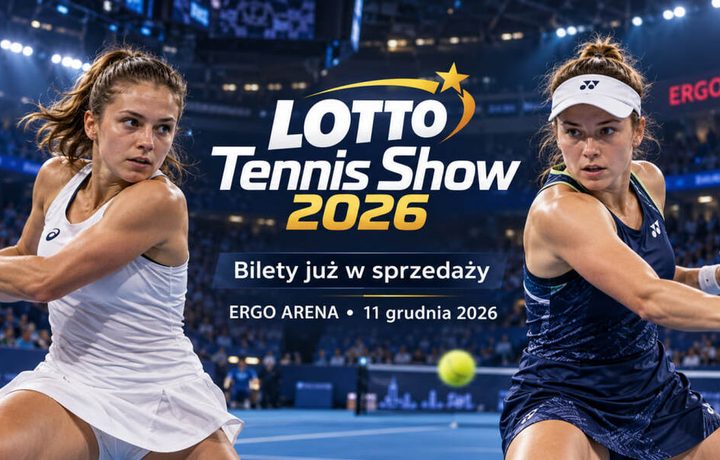 LOTTO Tennis Show 2026: ruszyła sprzedaż biletów na mecz Chwalińska – Nosková. Gdzie je kupić i ile kosztują?