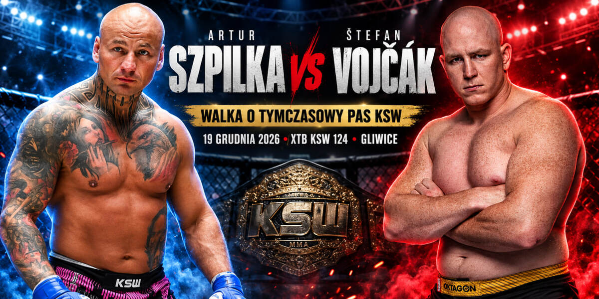 Artur Szpilka zawalczy o pas KSW 19 grudnia. Kim jest Štefan Vojčák i jak zdobył mistrzowski tytuł?