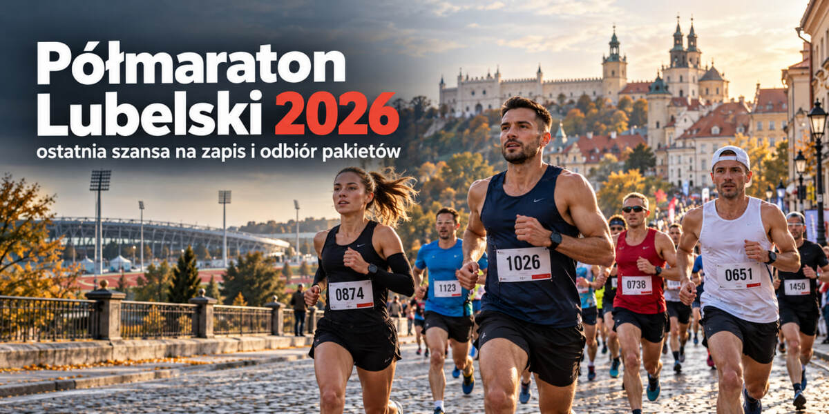 Półmaraton Lubelski 2026 już 18 października. Czy można się jeszcze zapisać i kiedy odebrać pakiet startowy?