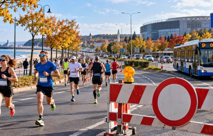 Sopot Półmaraton 2026: które ulice będą zamknięte 25 października i jak pojadą autobusy?
