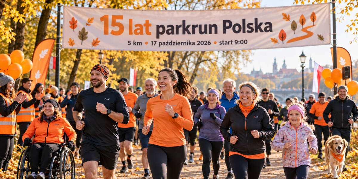 Parkrun Polska świętuje 15-lecie. Gdzie odbędą się biegi 17 października i jak zapisać się na bezpłatne 5 km?