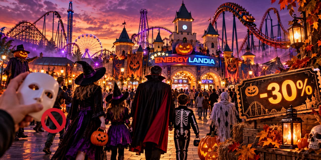 Halloween Weekend w Energylandii 2026: bilety 30% taniej, ceny, terminy 23–25 i 30–31 października oraz warunki promocji