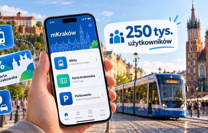 mKraków ma już ponad 250 tys. użytkowników: jak aktywować Kartę Krakowską, kupować bilety i korzystać ze zniżek na parkowanie?