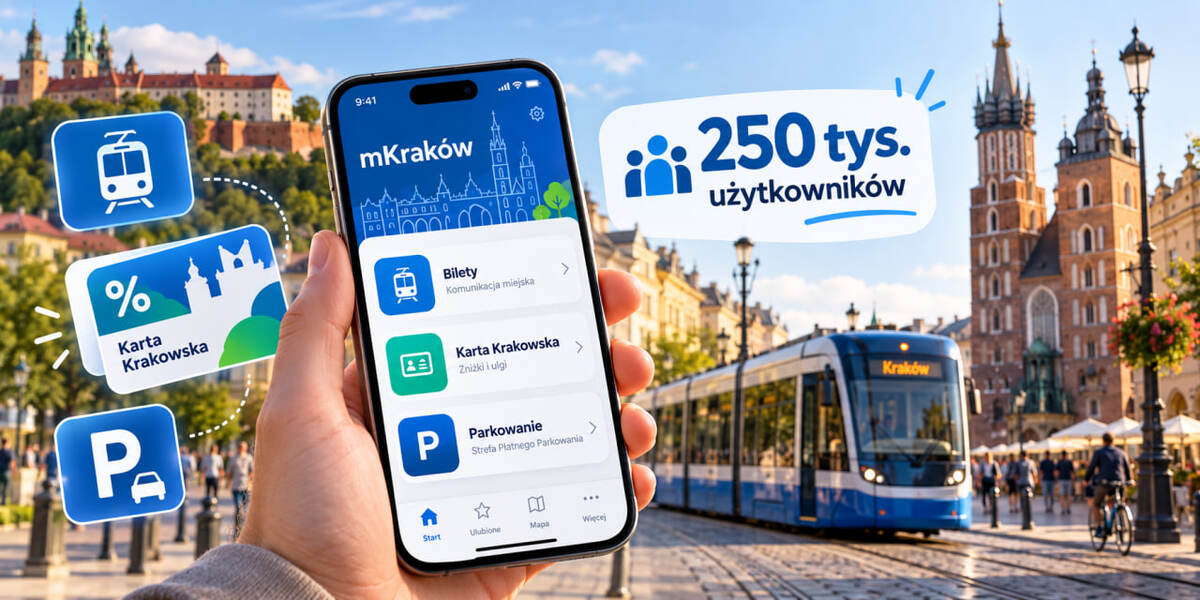 mKraków ma już ponad 250 tys. użytkowników: jak aktywować Kartę Krakowską, kupować bilety i korzystać ze zniżek na parkowanie?