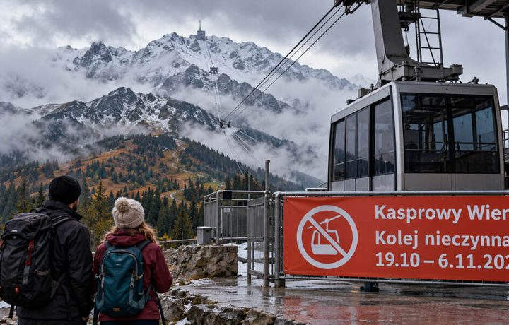 Kolej na Kasprowy Wierch nieczynna do 6 listopada 2026: dlaczego nie kursuje, czy można wejść pieszo i kiedy wróci?