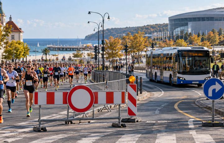 Sopot 25 października: zamknięcie Drogi Zielonej i zmiany na 9 liniach komunikacji miejskiej. Które autobusy pojadą objazdami i do kiedy potrwają utrudnienia?